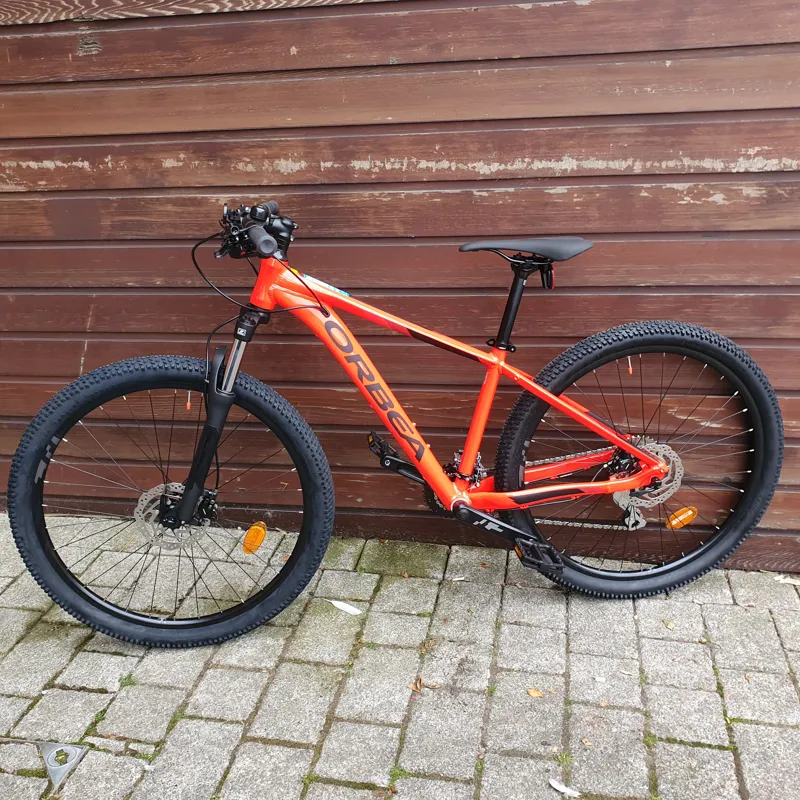 2021 Orbea MX50 27 inch Hardtail Mountain Bike in Red Black SMALL